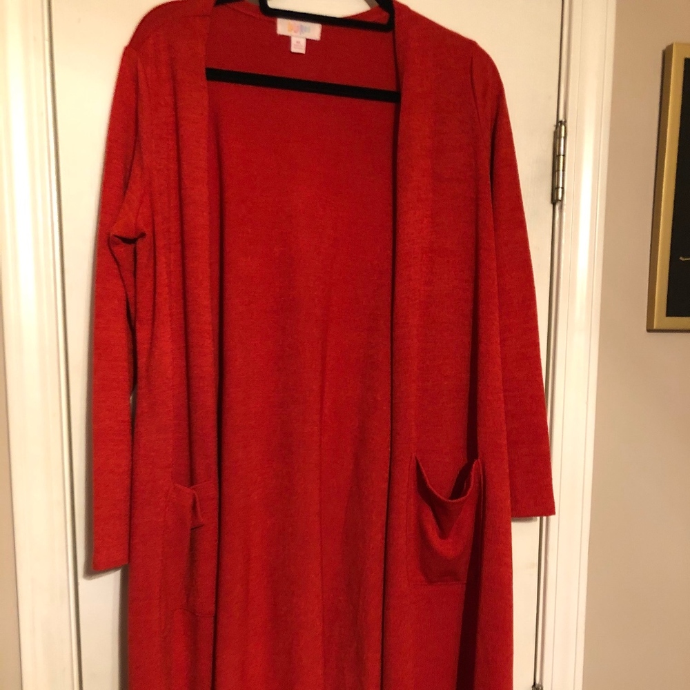 LuLaRoe SOLID RED Sarah size M